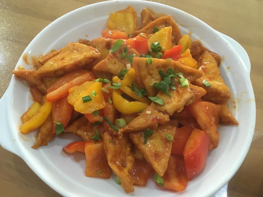 酸甜脆皮豆腐（浓汁