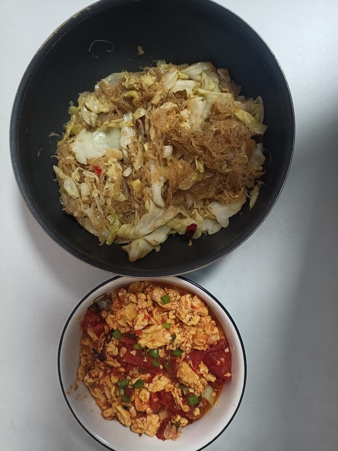 包菜粉丝（粉丝炒包菜）