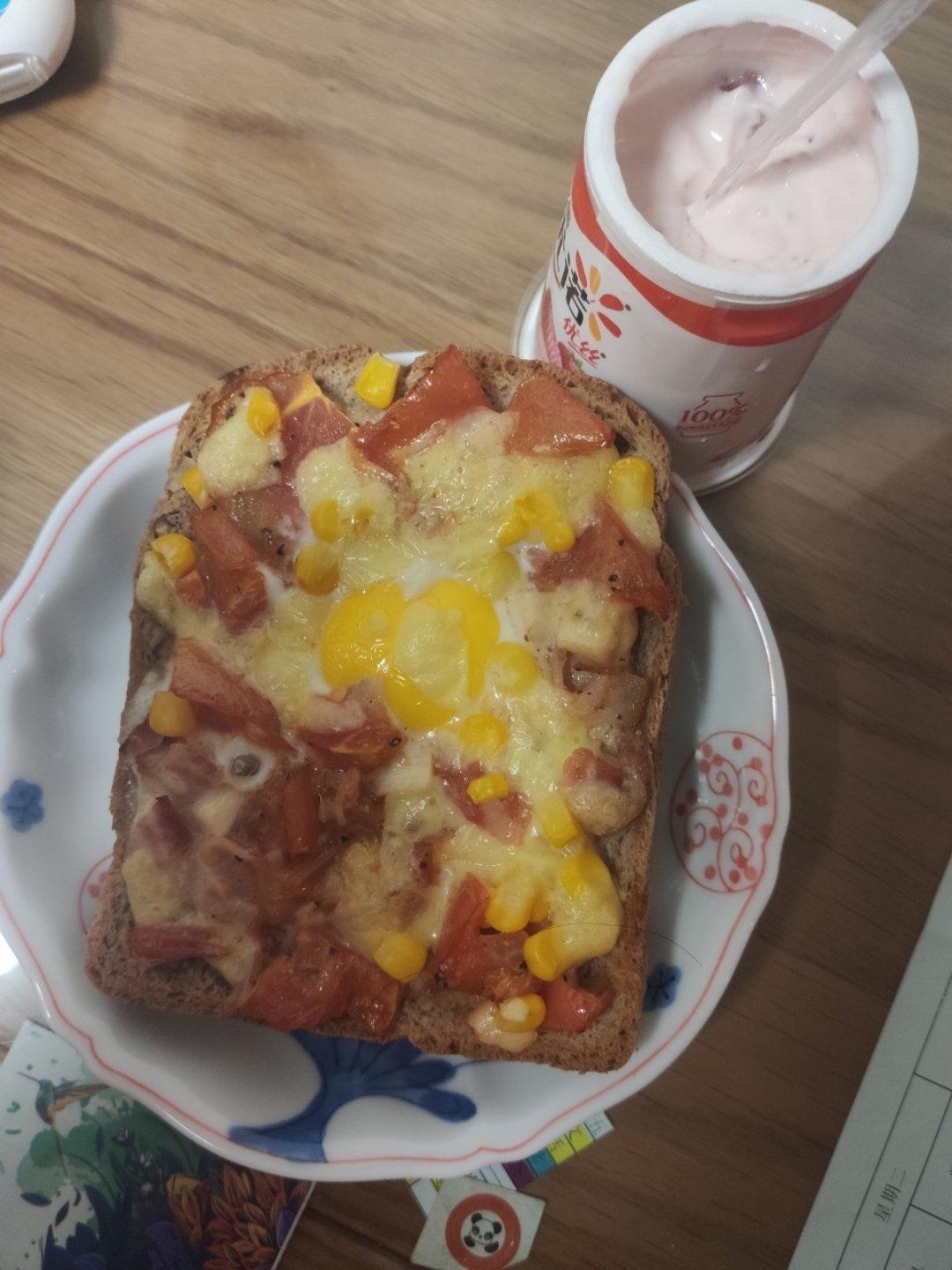 快手早餐🥣脆脆的鸡蛋烤吐司