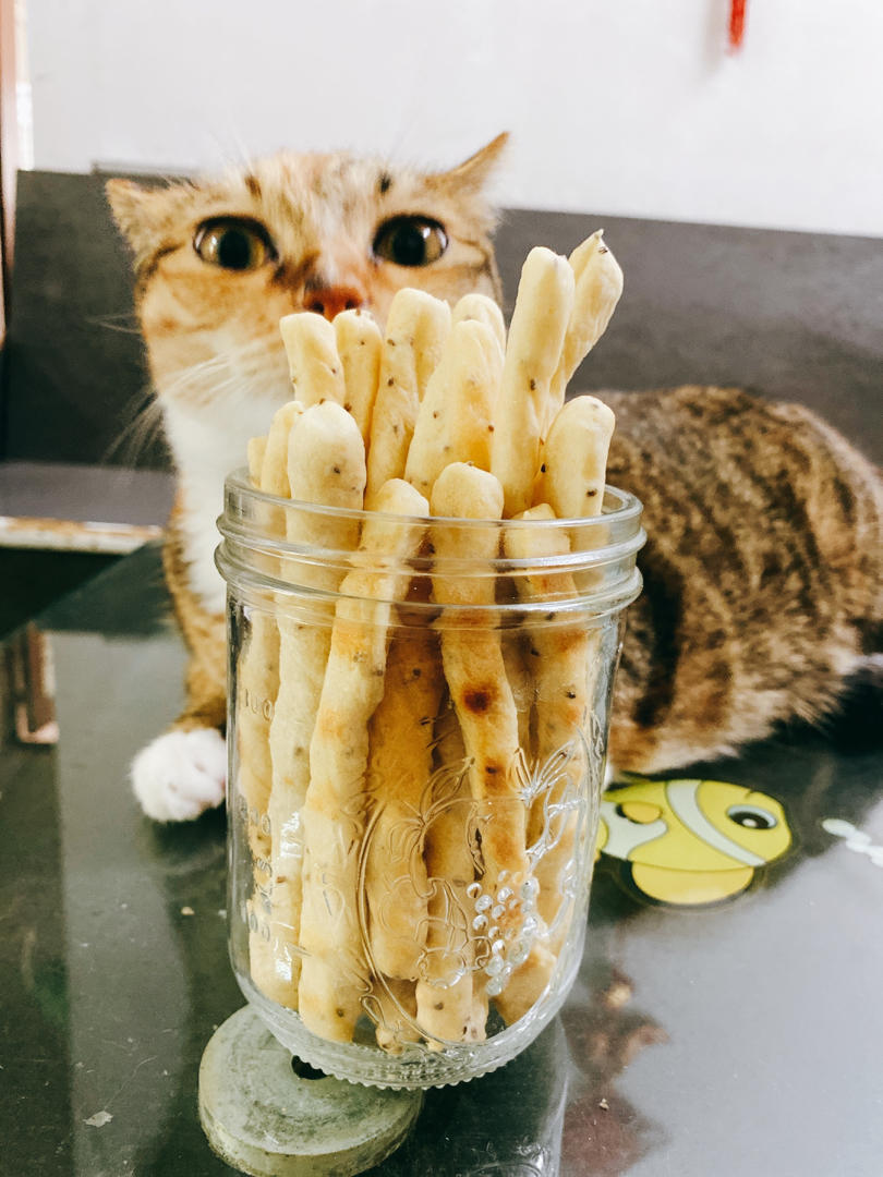 嘎嘣脆的面包棒
