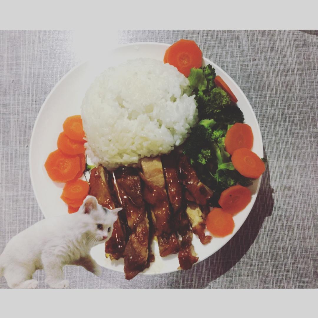 日式照烧鸡排饭