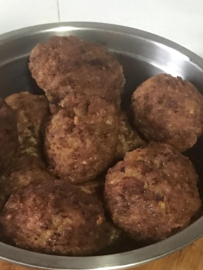 炸猪肉丸子(藕丸子、包含狮子头的做法)