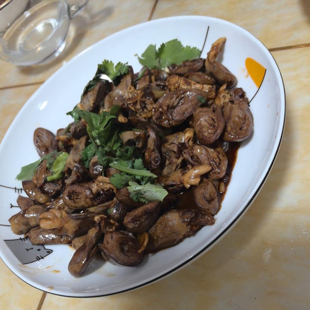 孜然鸡心