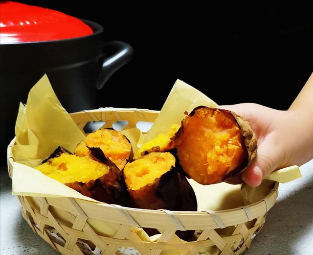 砂锅烤红薯的做法