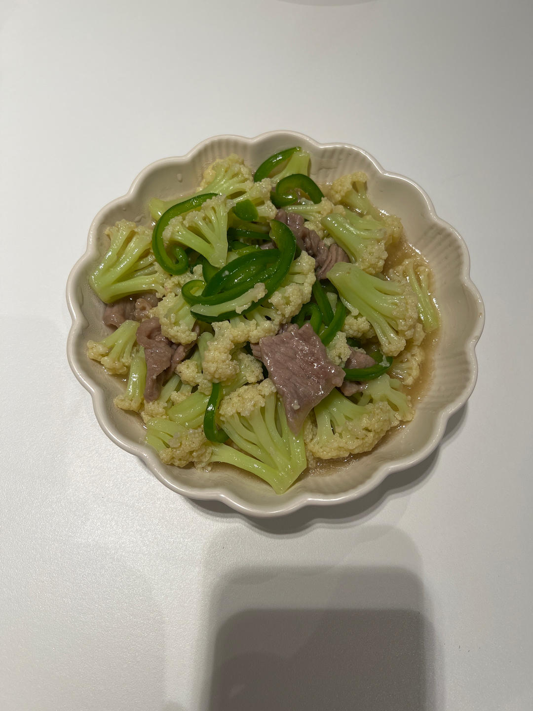 和饭店一个味道的干锅花菜