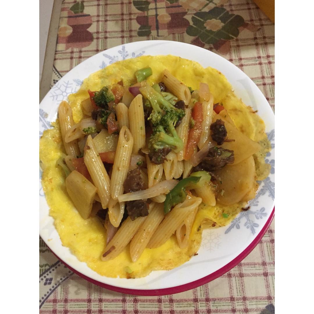 番茄肉酱意大利面