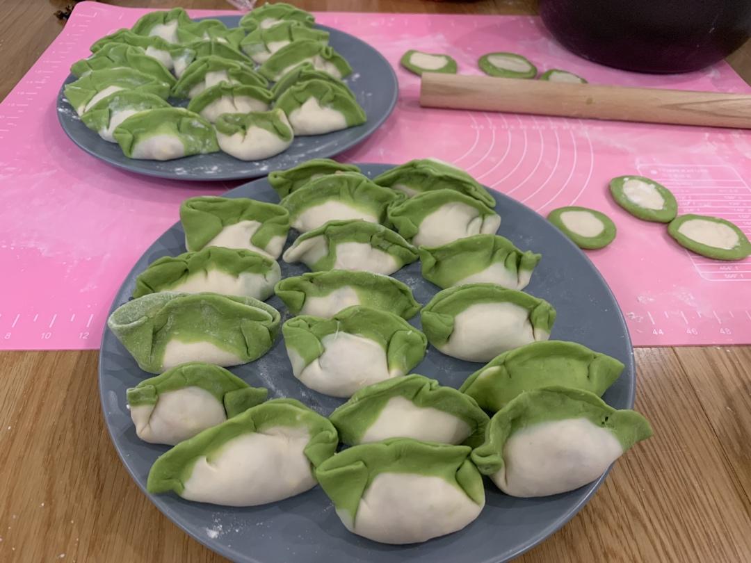 翡翠白菜饺