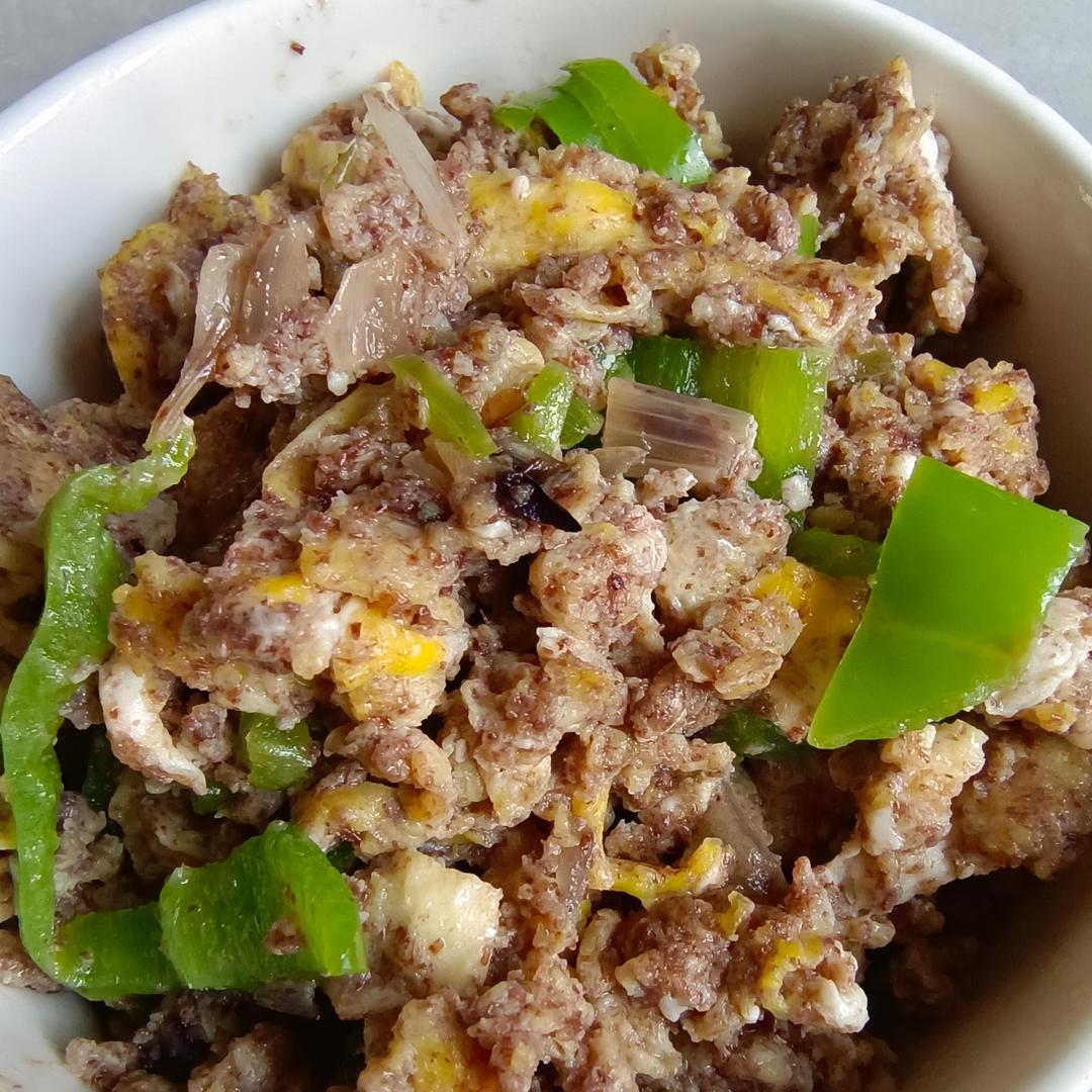 天津虾酱炒鸡蛋