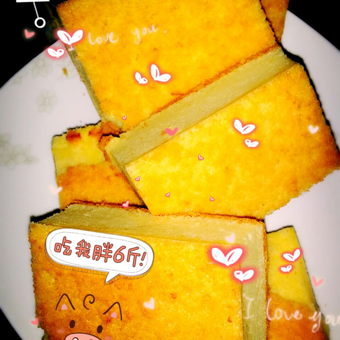 超好记八寸戚风蛋糕（后蛋法）