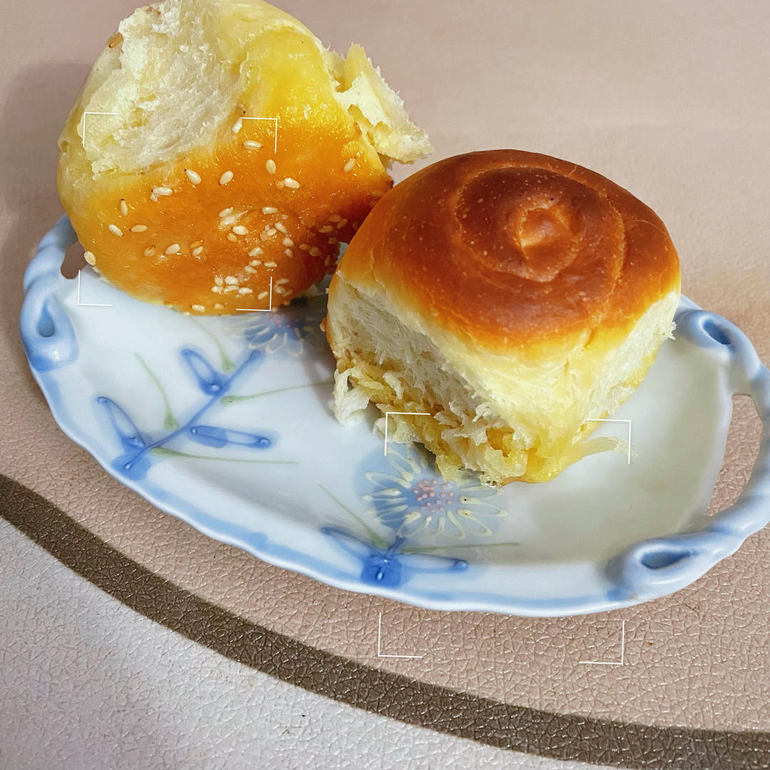 蜂蜜脆底小面包，简单易上手的营养早餐