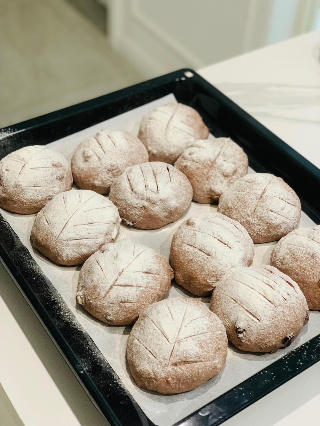 低油低糖，50%全麦核桃提子软欧~