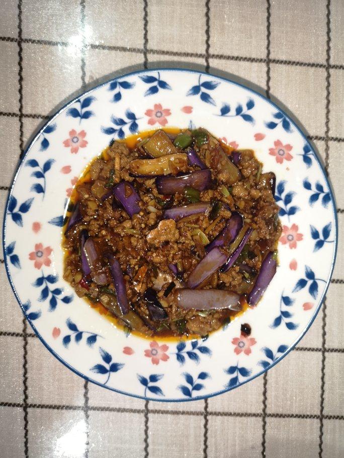 红烧肉沫茄子