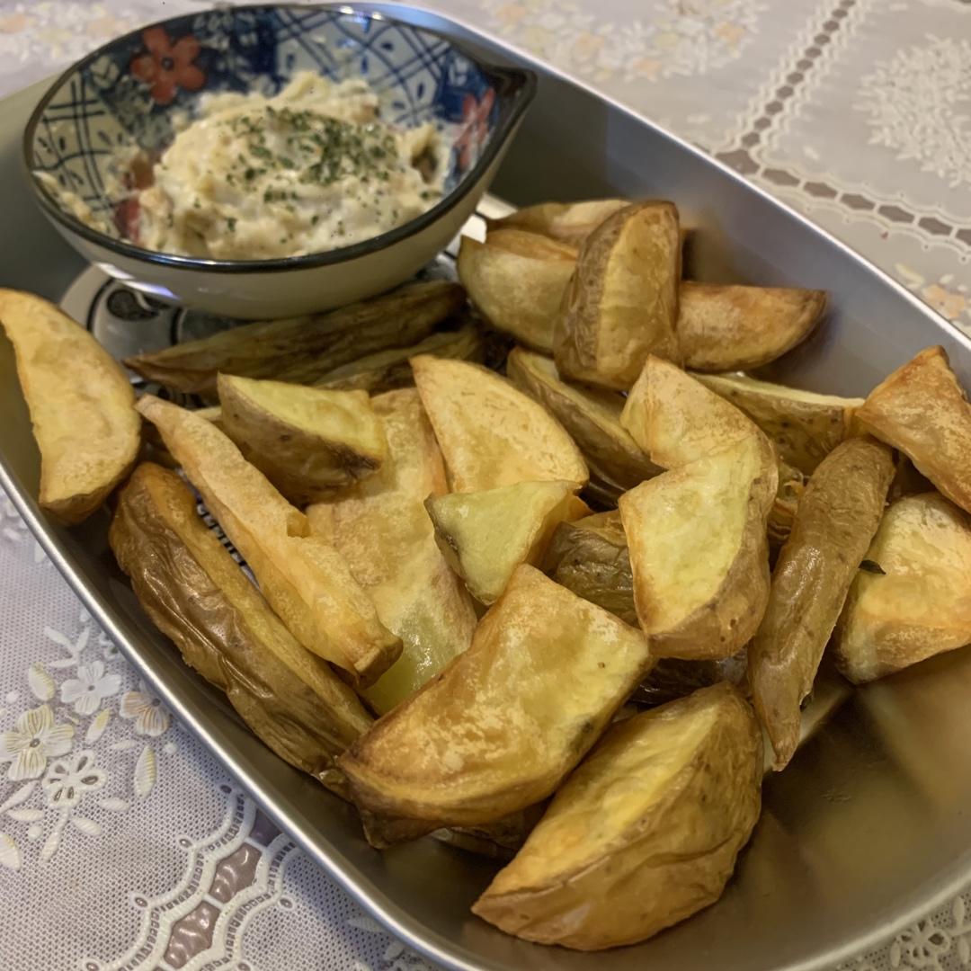 可以开店的蒜香薯角❗空气炸锅即可复制🎉