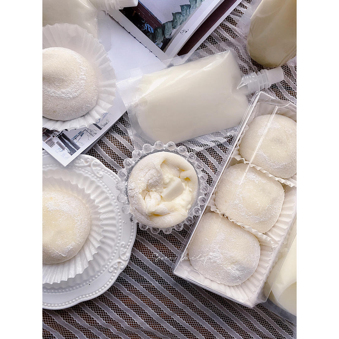 清爽不油腻低脂更健康  豆乳雪媚娘