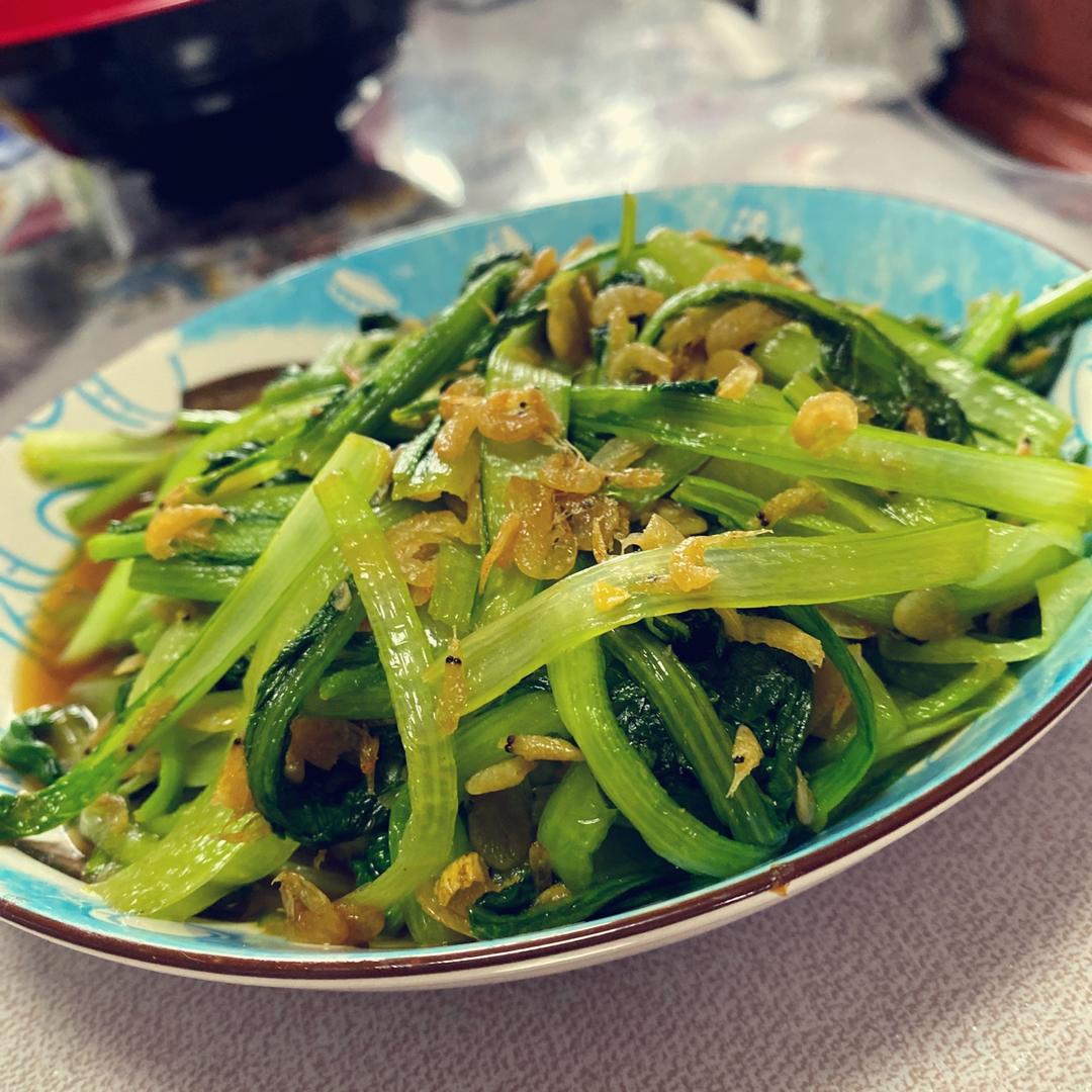 超级好吃的虾皮小白菜