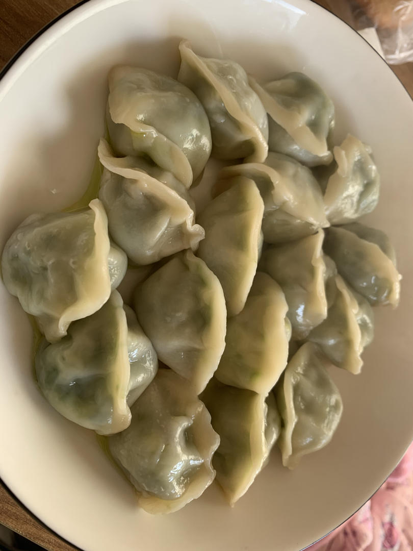 超简单蒸速冻饺子