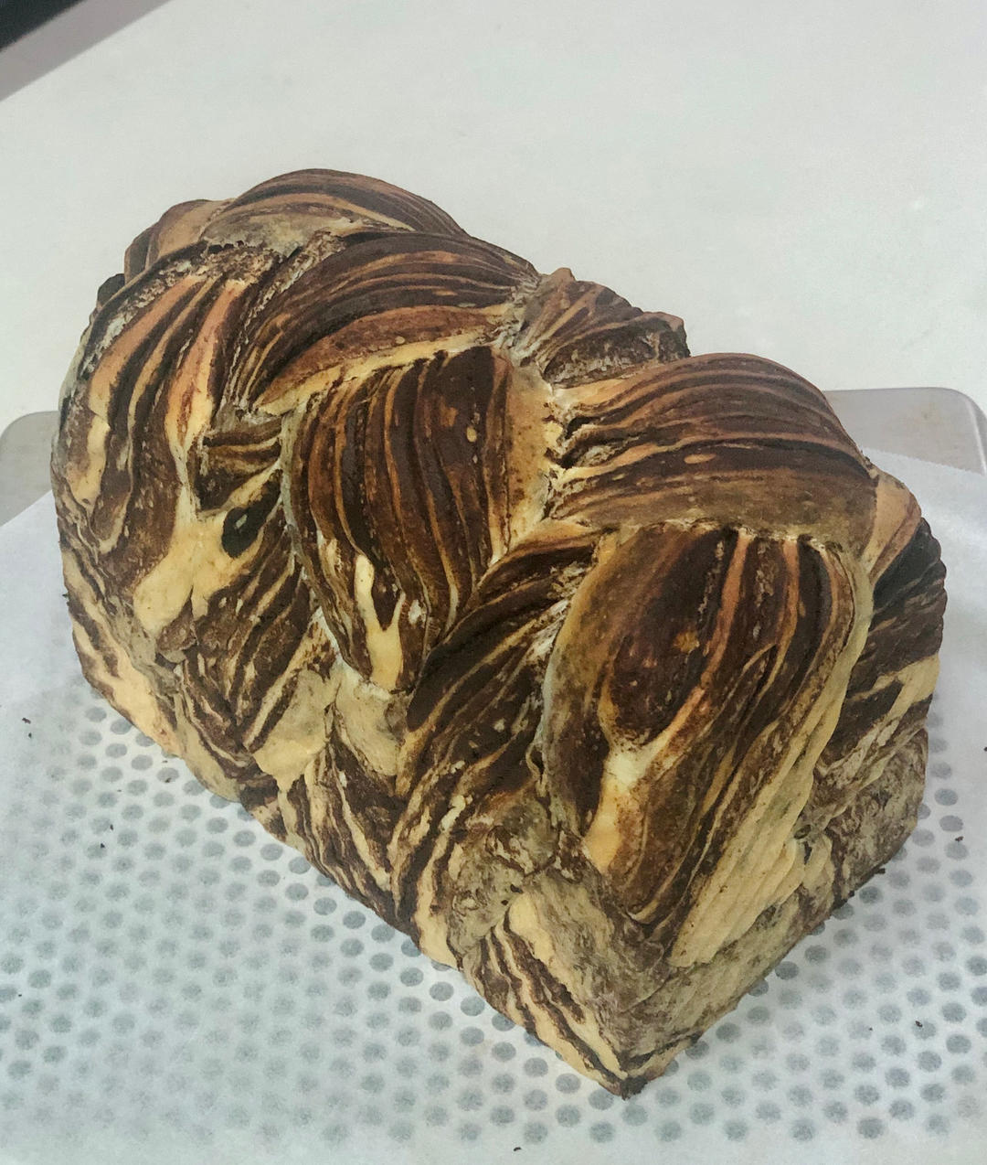 巧克力大理石吐司