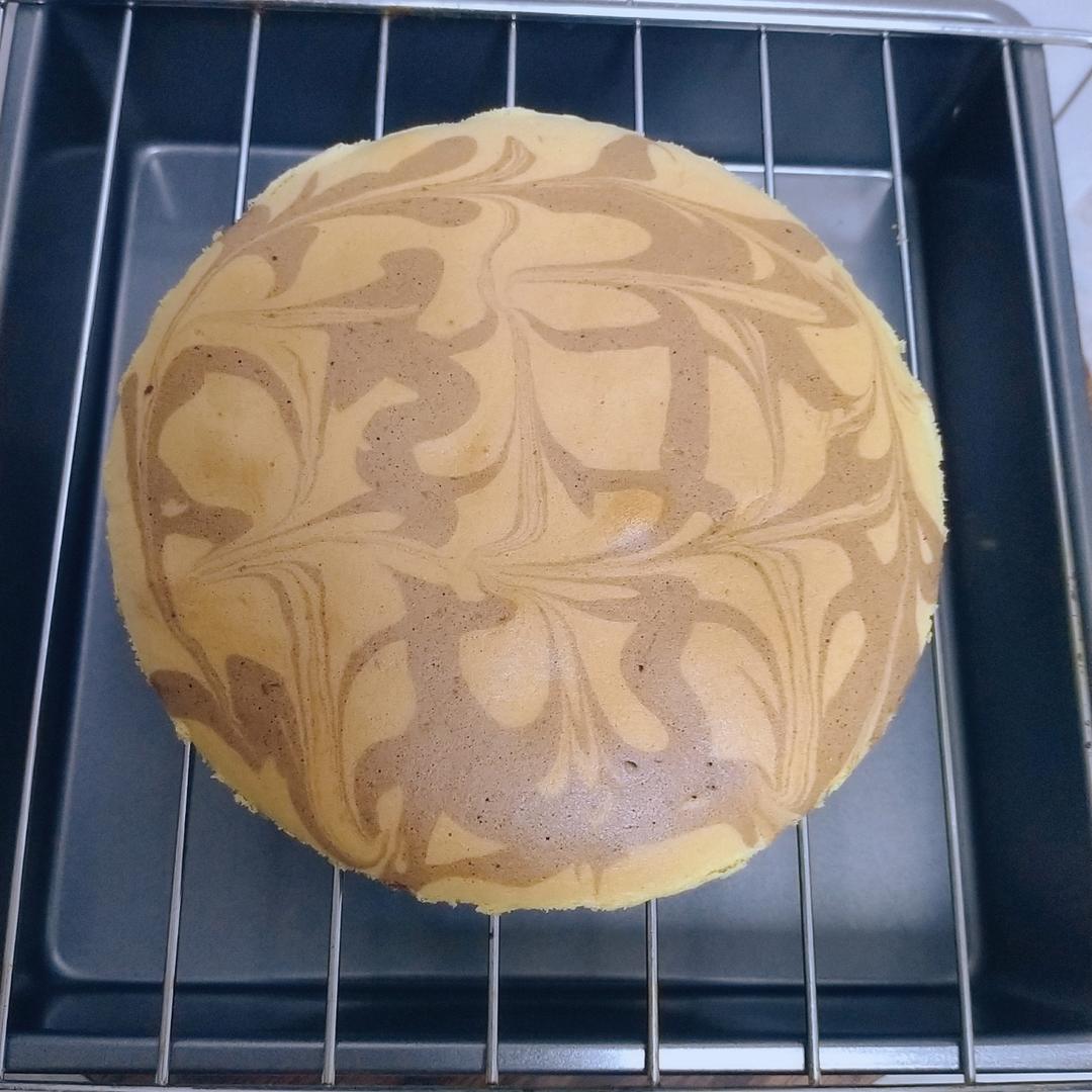 6寸古早蛋糕Q弹拉花版