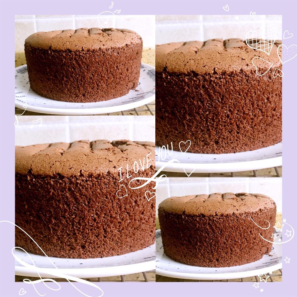 8寸可可戚风蛋糕