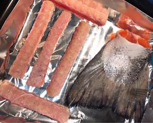 烤三文鱼骨…酥脆磨牙小零嘴…宠物的做法 步骤2