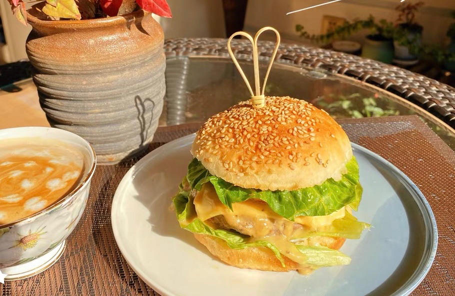 自制健康汉堡|营养快手早餐