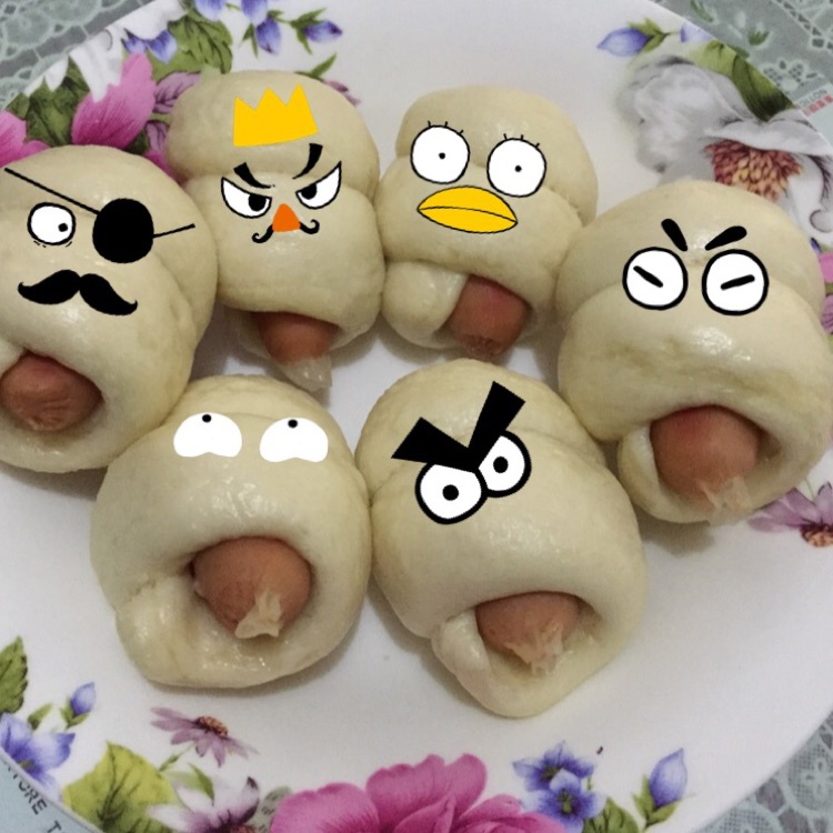快手火腿卷～一次发酵