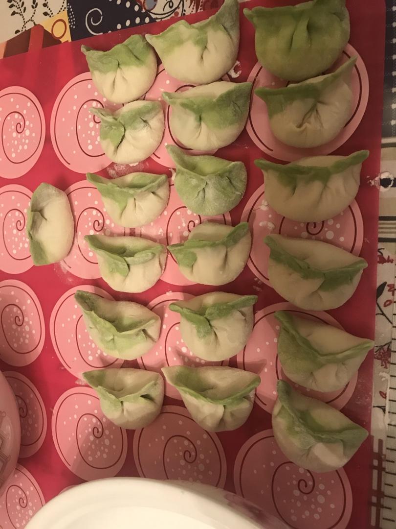 翡翠白菜饺