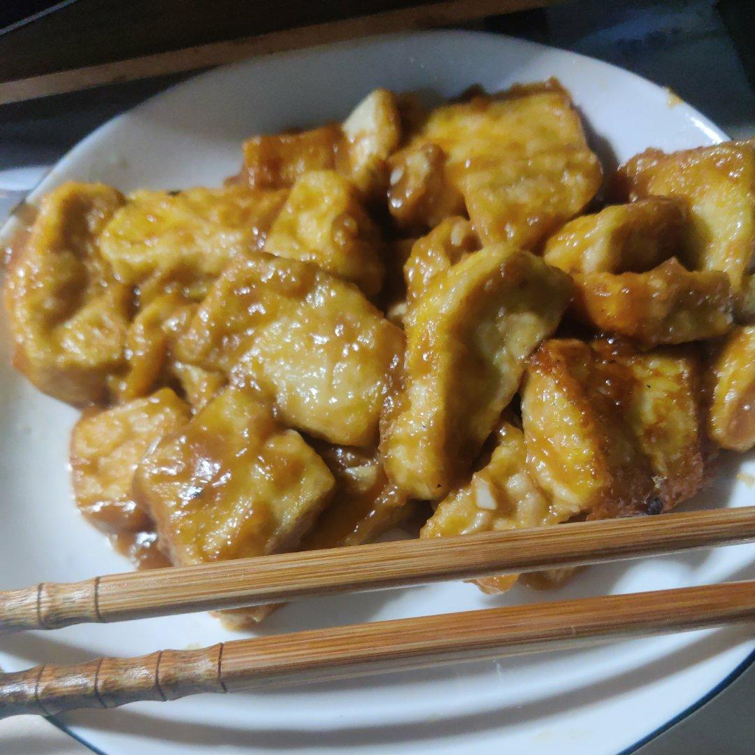 无敌好吃的香煎豆腐