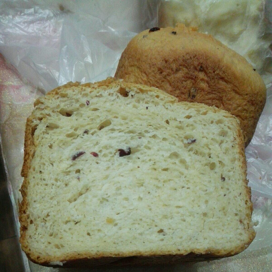 低筋粉蛋奶面包（面包机快烧模式）