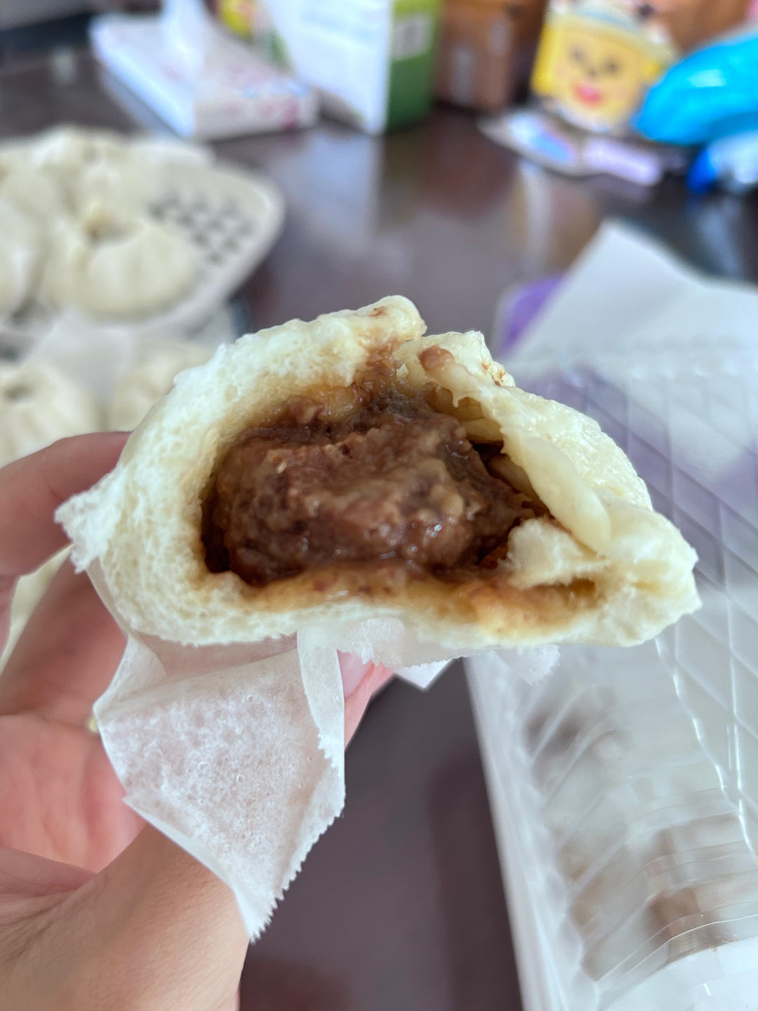爆汁牛肉包子（超级快手一次发酵）