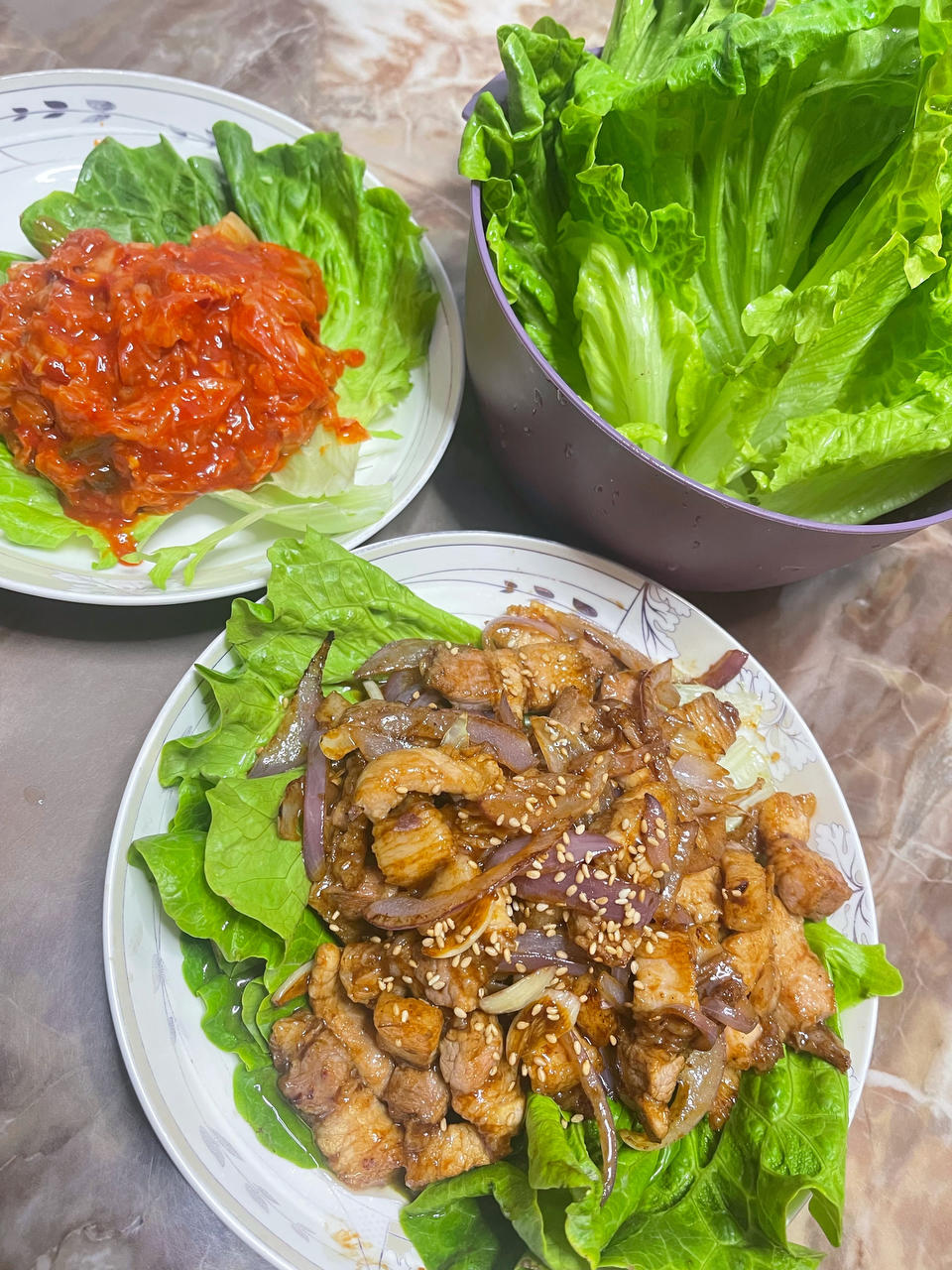 生菜包肉