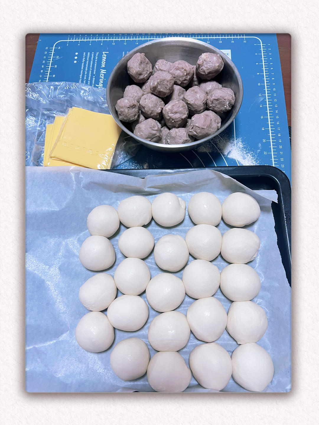 好吃！又好做的！牛肉丸芝士碱水球！