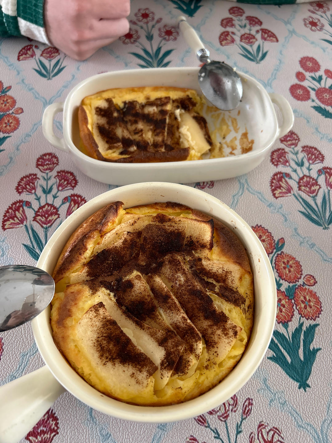 低卡肉桂苹果荷兰松饼🥞网红brunch