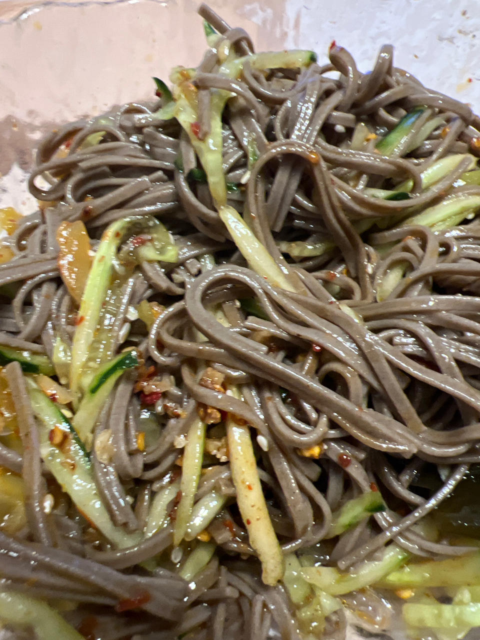 超好吃的凉拌面（荞麦面）