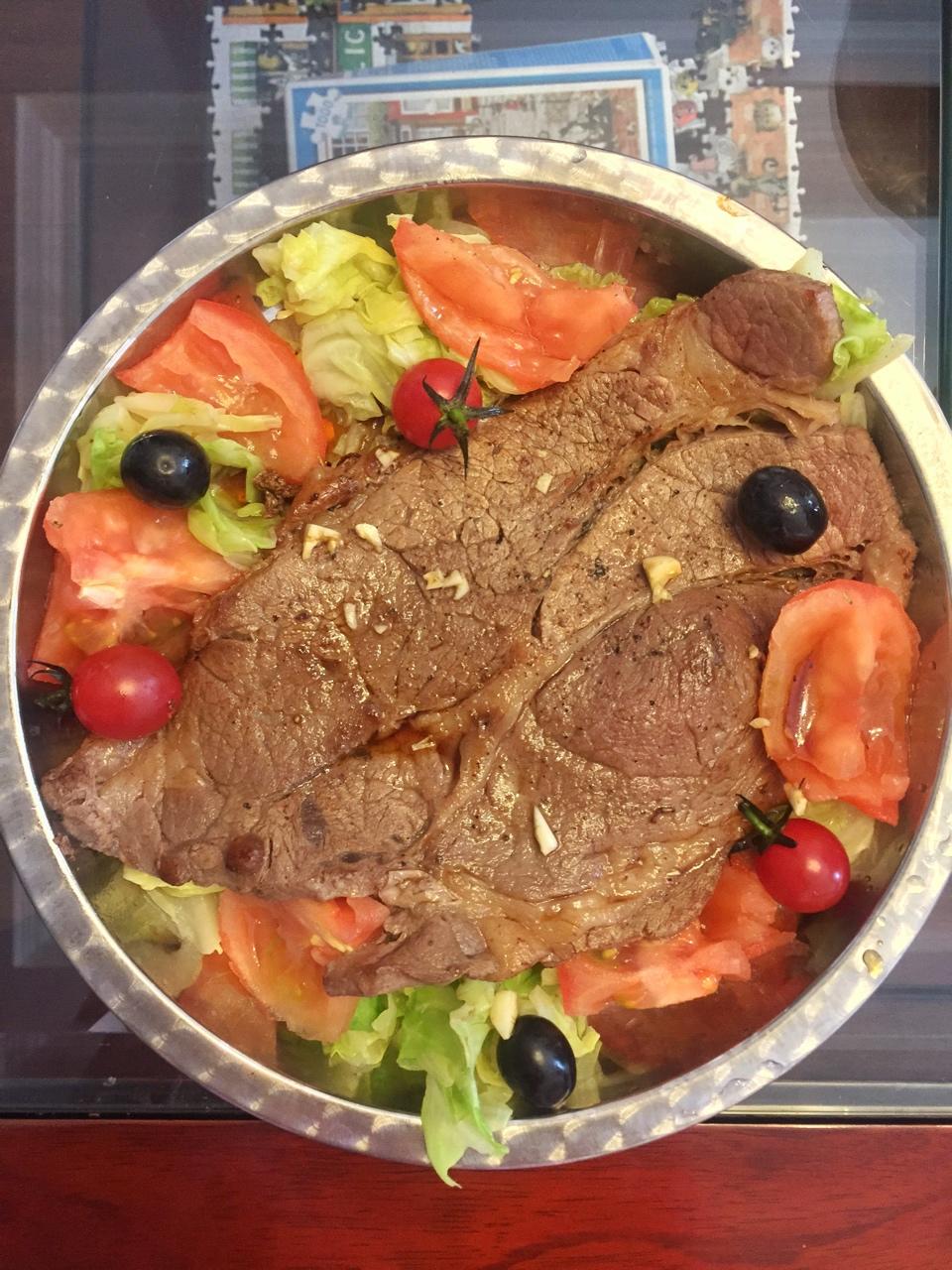牛排大拌菜-2018年夜饭【曼食慢语】