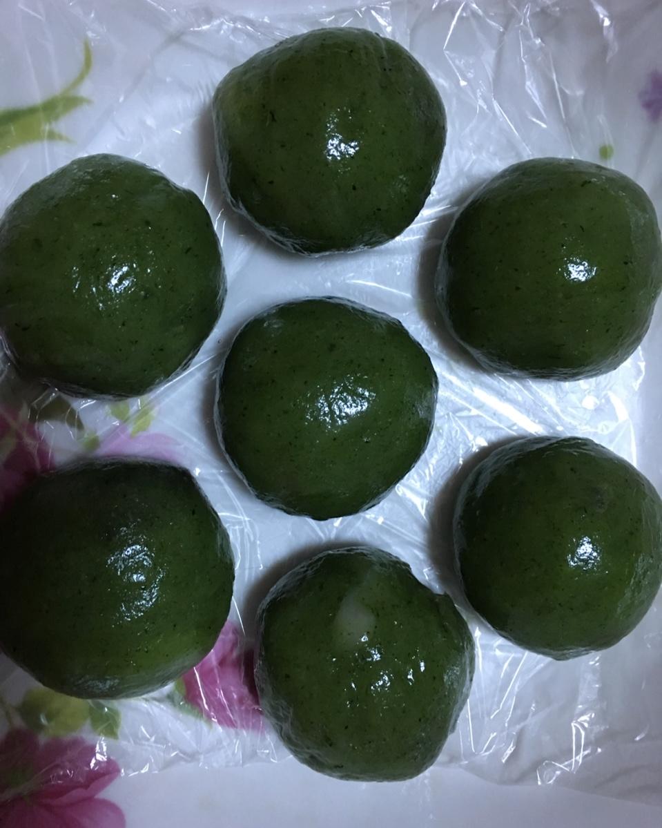 《Tinrry+》咸蛋黄肉松青团+红豆沙青团