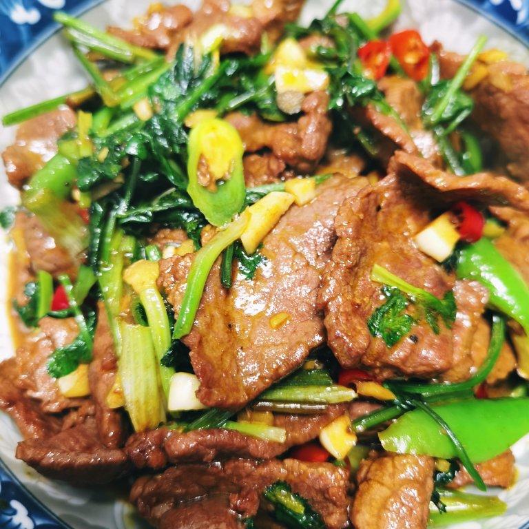 香菜牛肉