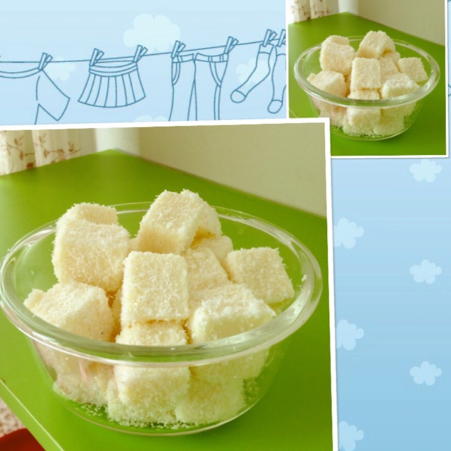 完胜85度C牛奶椰丝小方