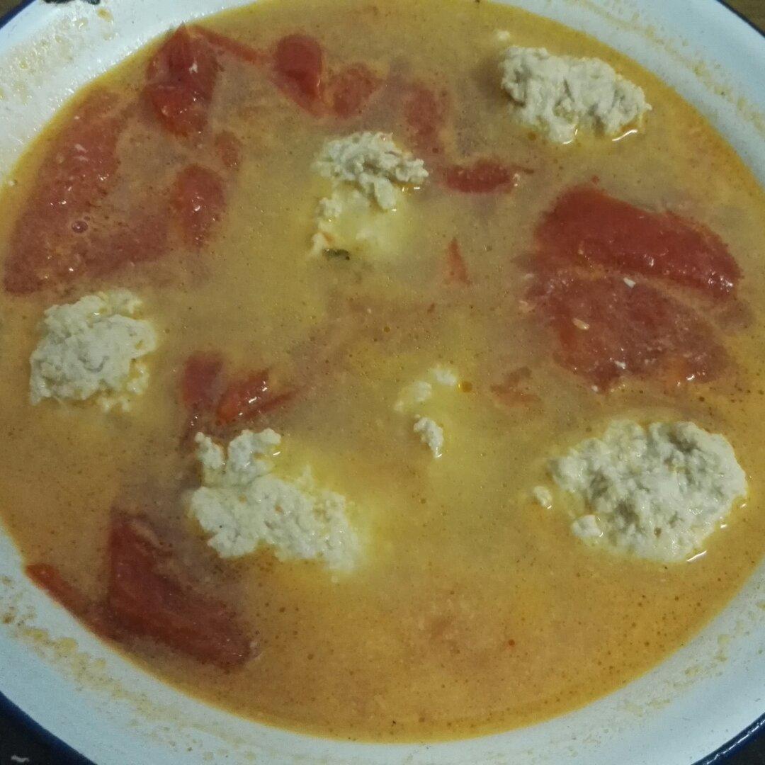 肉丸番茄汤