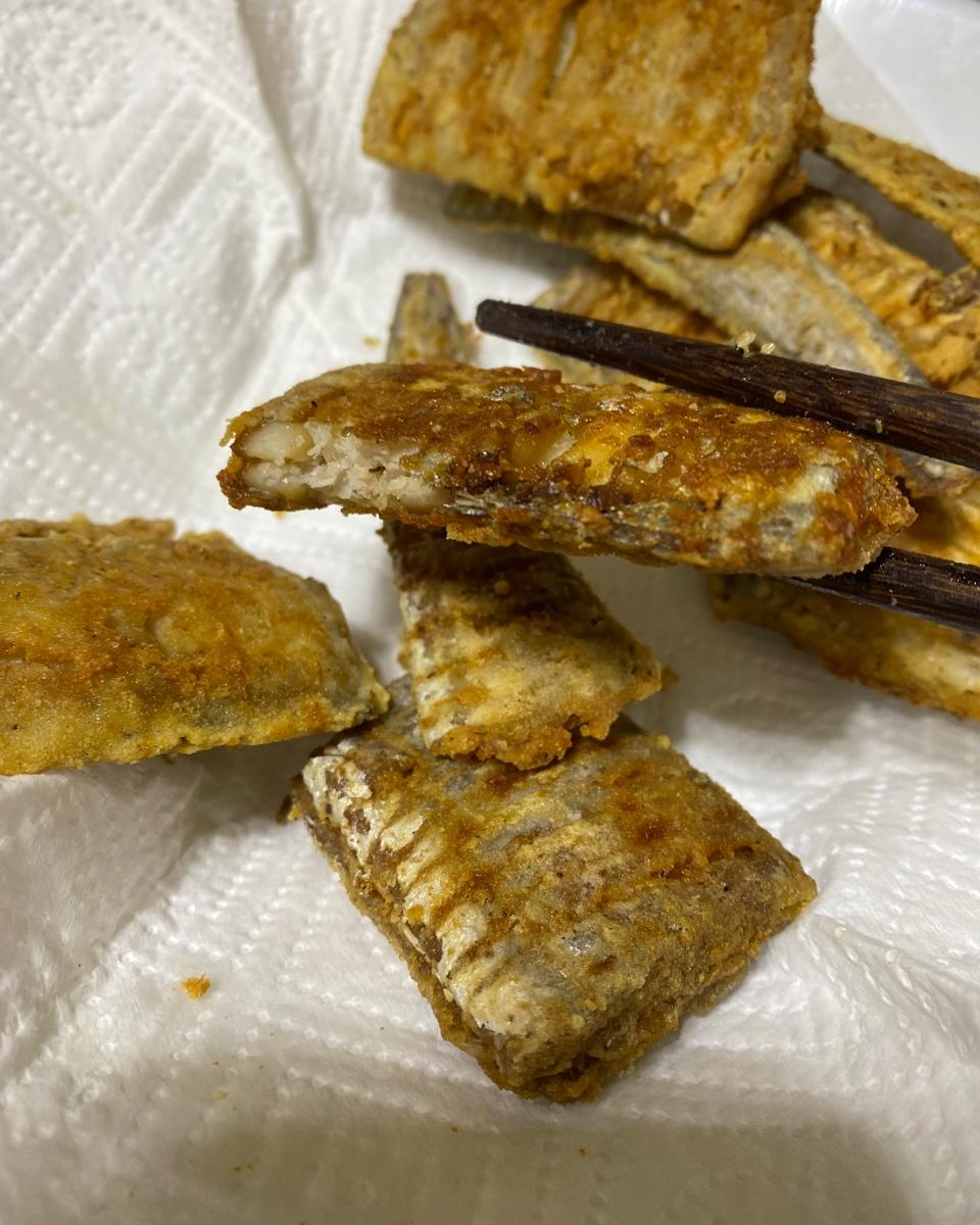 酥酥斑马纹带鱼（香酥椒盐炸带鱼）