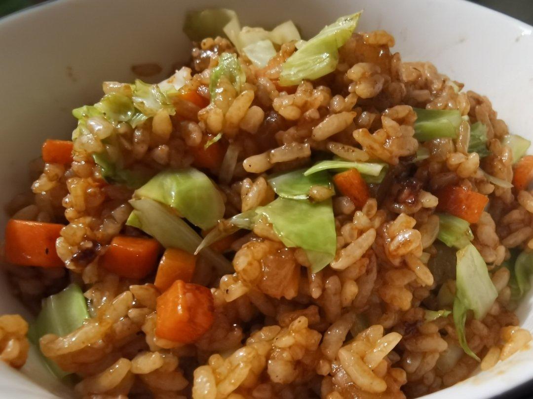 酱油素炒饭