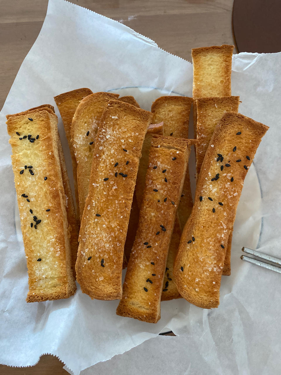 黄金烤吐司🍞条｜太香了