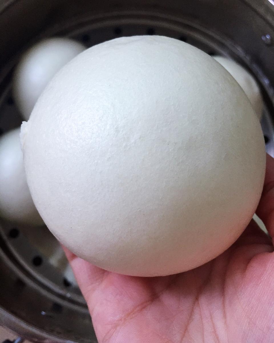 老面戗面白馒头