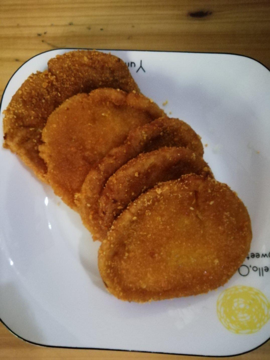 雪花南瓜饼