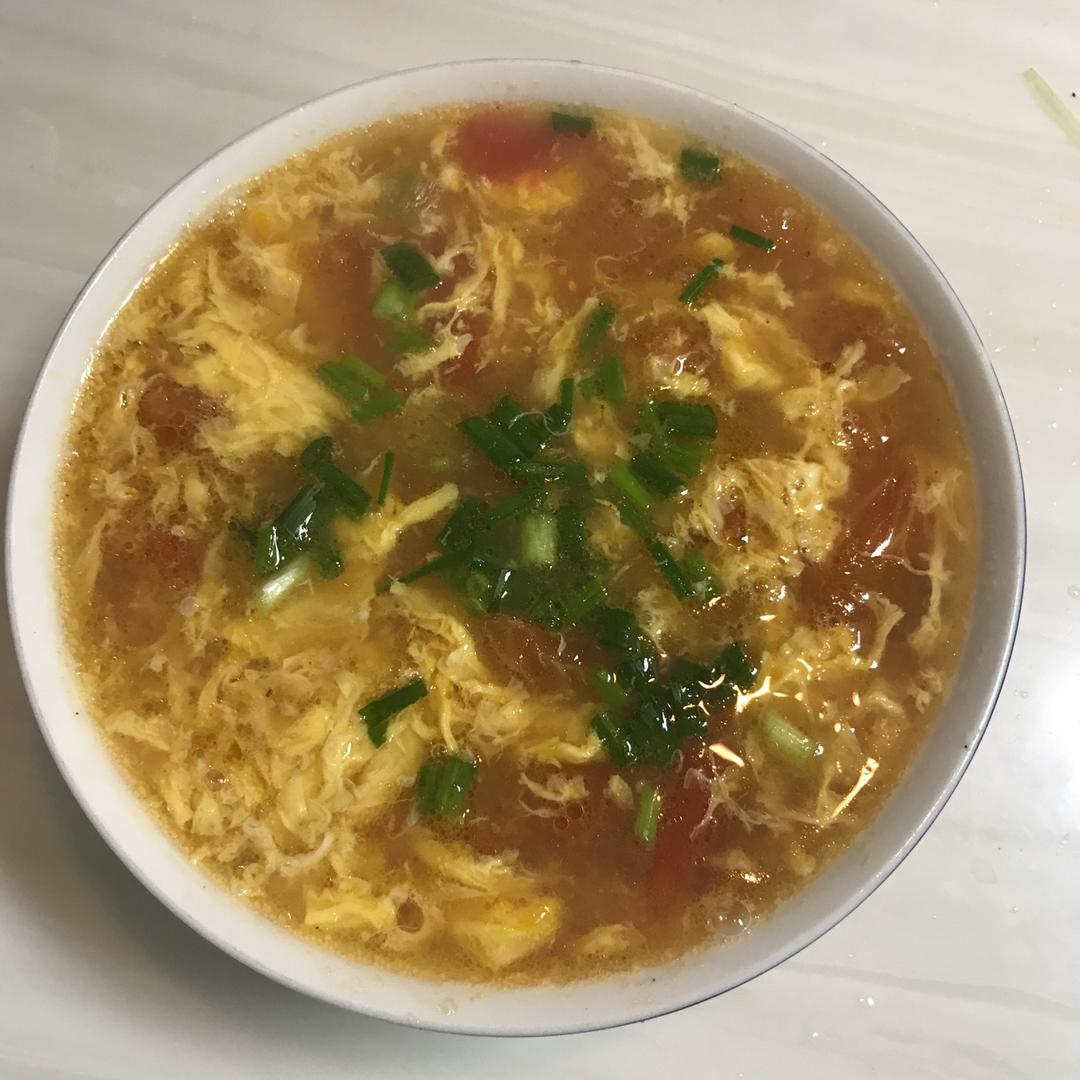 好喝到爆的西红柿鸡蛋汤