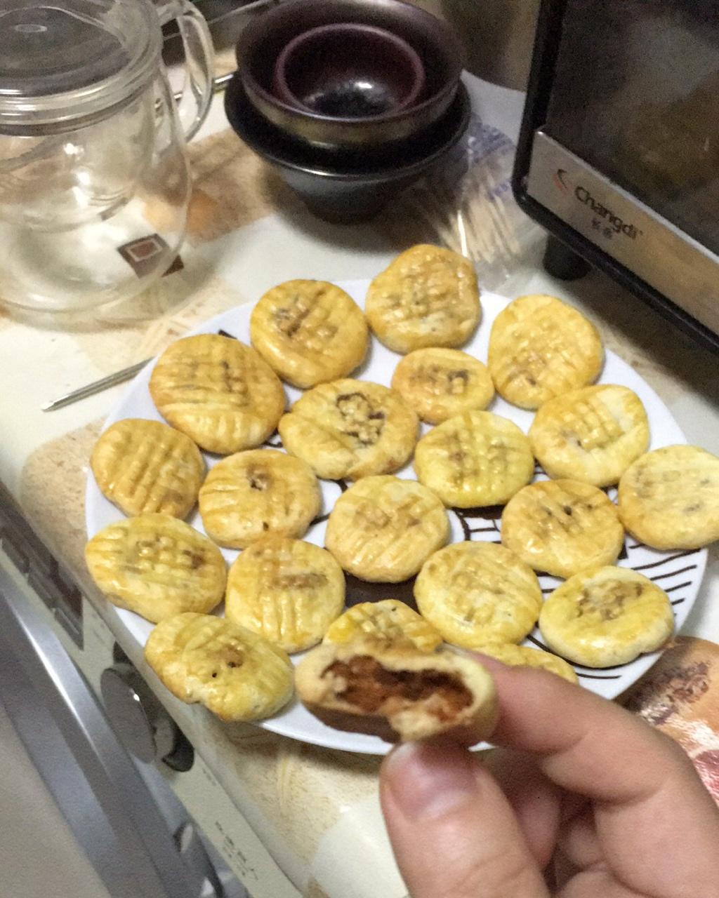 肉松饼干（11张自拍图超详细过程）