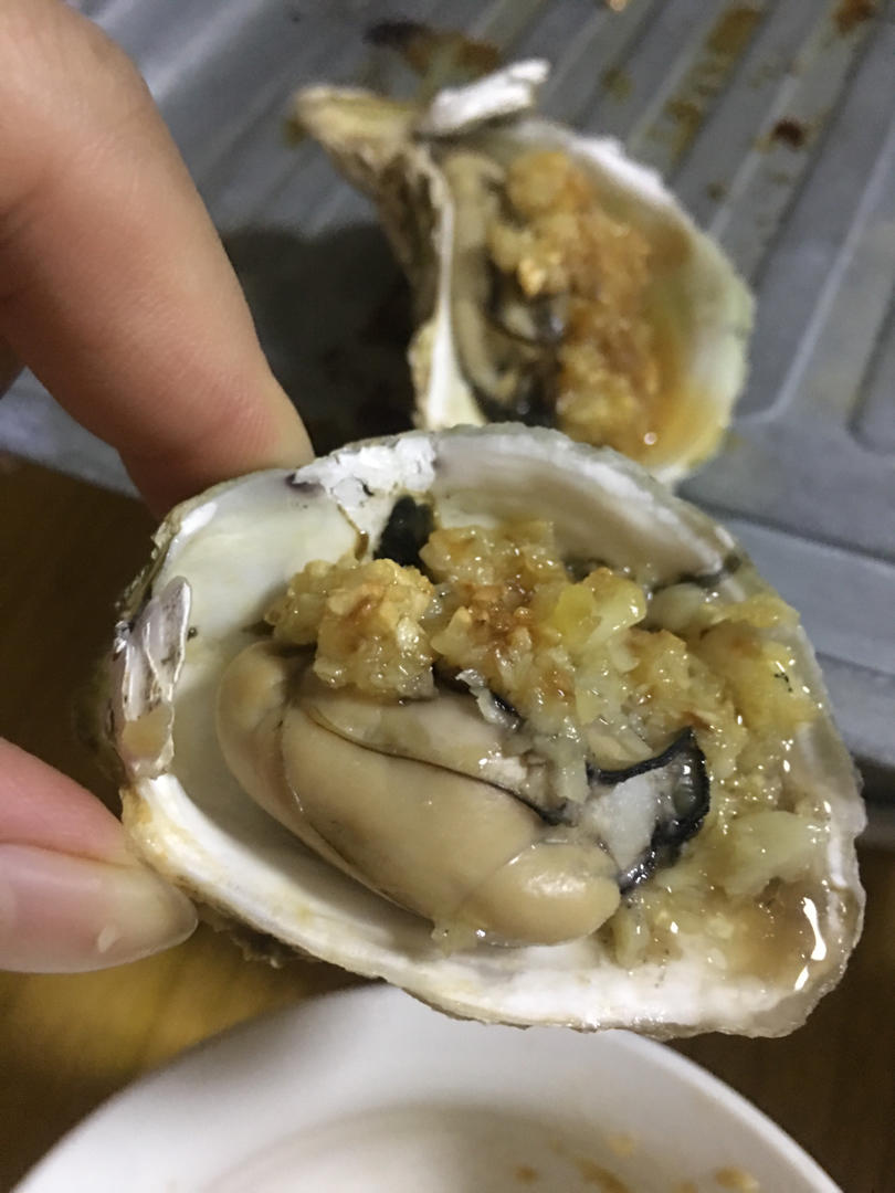 蒜蓉烤生蚝（烤箱版首发）