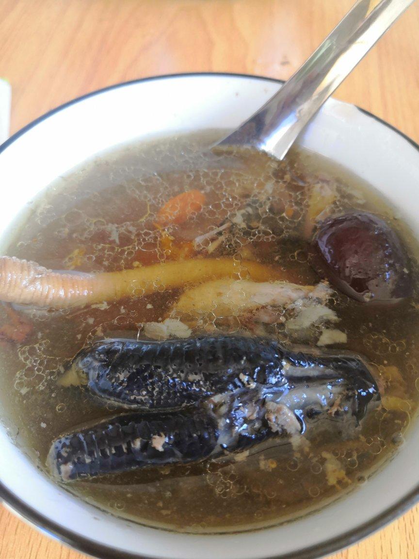 得到的时候你在毁_1uvi做的补气益血的红参鸡汤