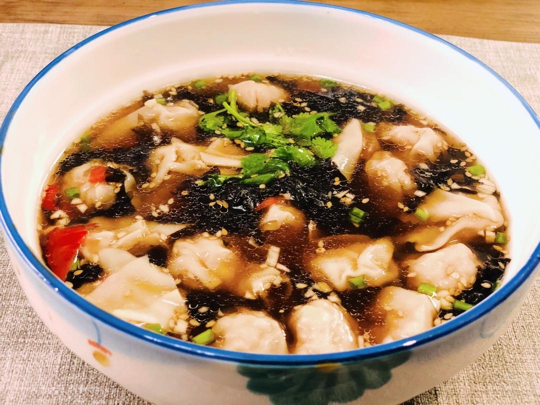 🔥好吃到汤汁都不剩❗️酸汤馄饨❗️