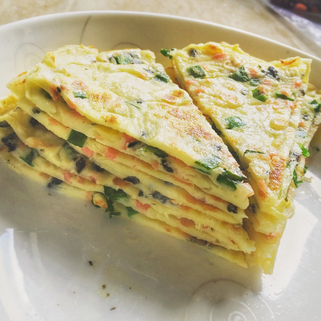 葱花鸡蛋饼